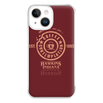 Coffee Contemplation Phone Case for iPhone 14