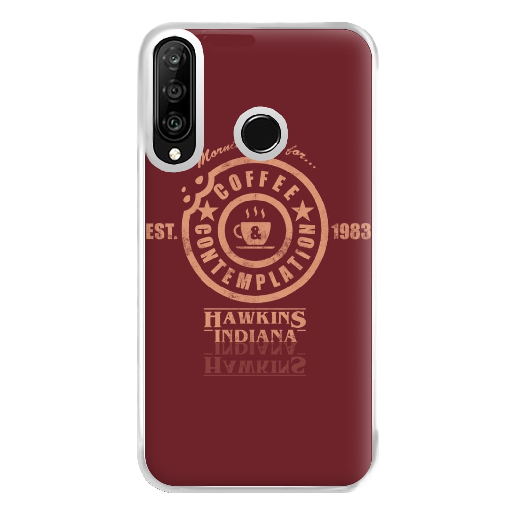 Coffee Contemplation Phone Case for Huawei P30 Lite