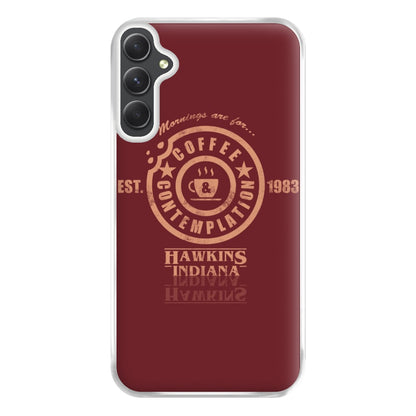 Coffee Contemplation Phone Case for Galaxy A54