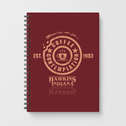 Coffee Contemplation - Stranger Things Notebook