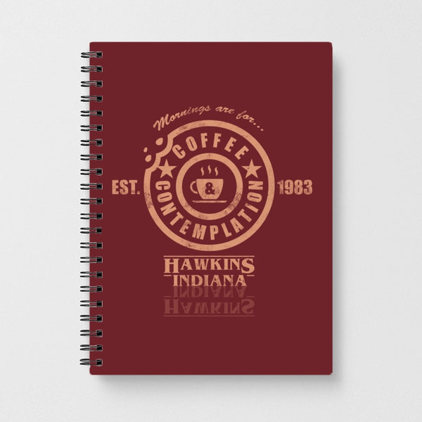 Coffee Contemplation - Stranger Things Notebook