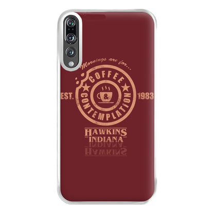 Coffee Contemplation Phone Case for Huawei P20 Pro