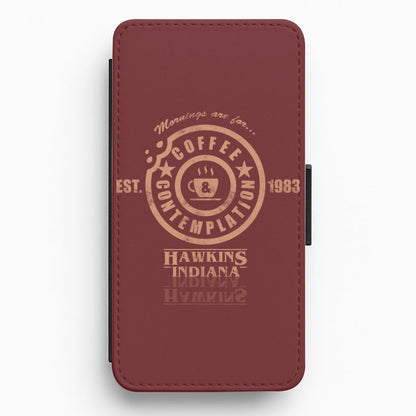 Coffee Contemplation Flip / Wallet Phone Case