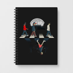 Upside Down Road - Stranger Things Notebook