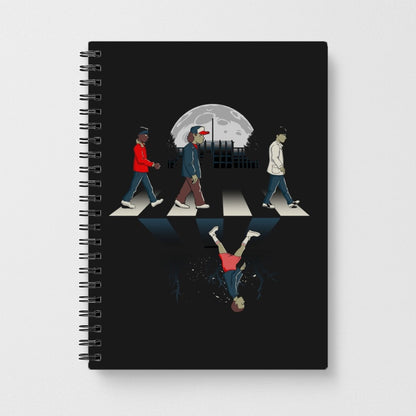 Upside Down Road - Stranger Things Notebook