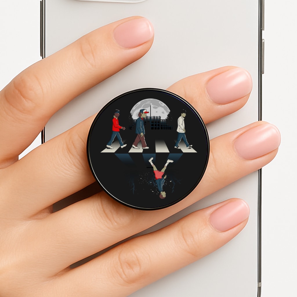Upside Down Road Phone Grip