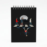 Upside Down Road Notebook 4