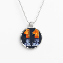 Football Eleven Circle Necklace