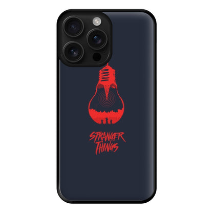 Stranger Lightbulb Phone Case for iPhone 16 Pro Max