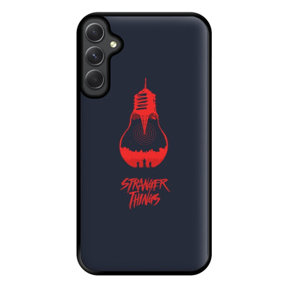 Stranger Lightbulb Phone Case for Galaxy A34