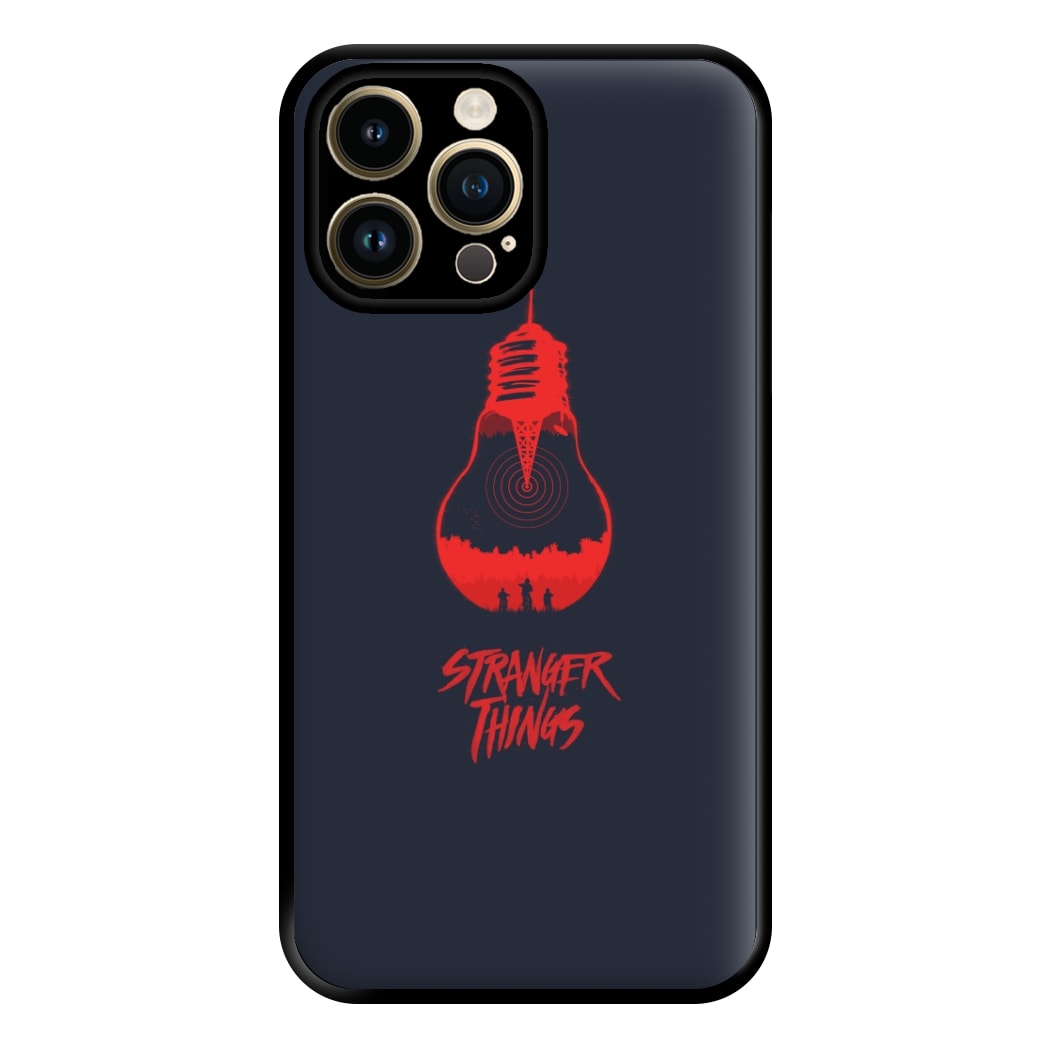 Stranger Lightbulb Phone Case for iPhone 14 Pro Max