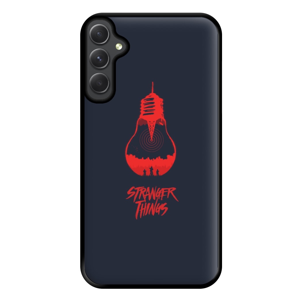 Stranger Lightbulb Phone Case for Galaxy A14