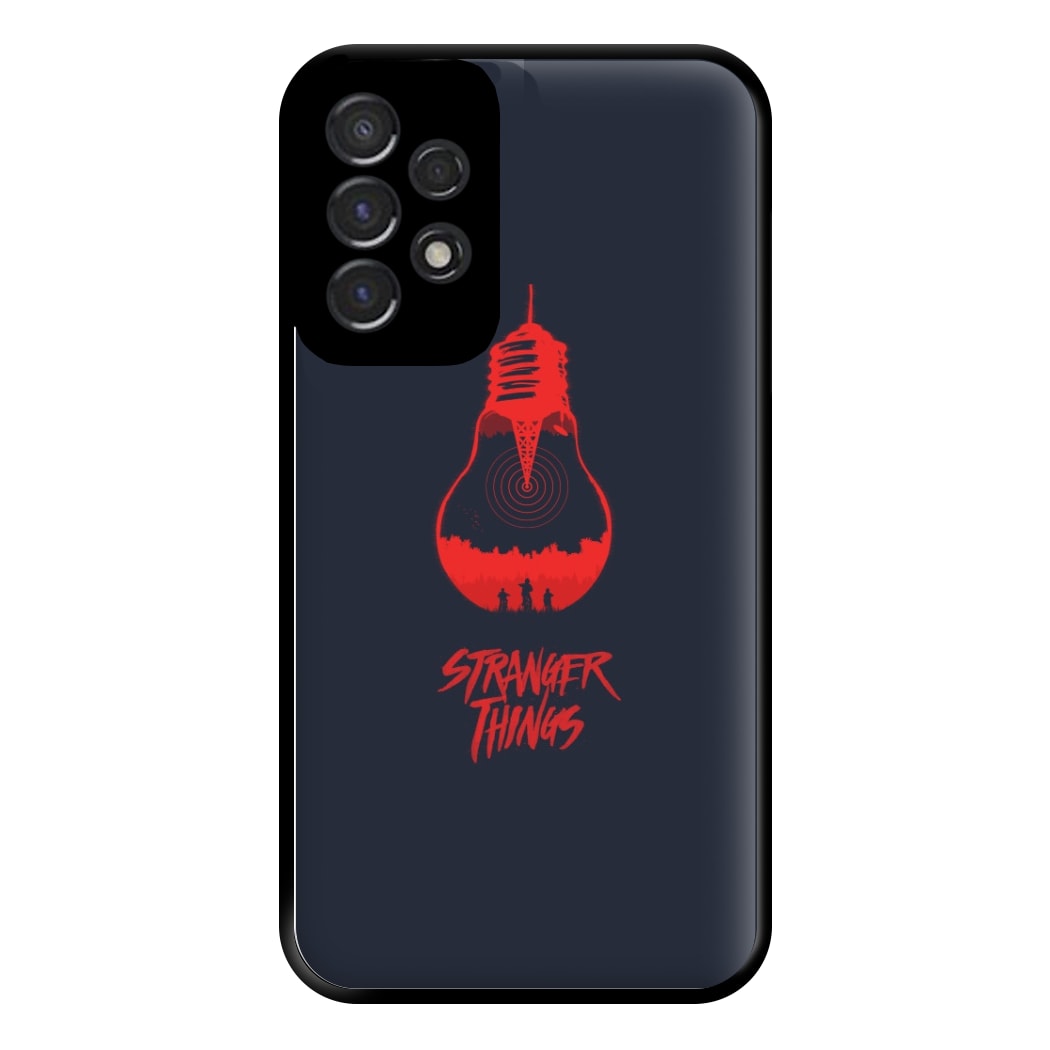 Stranger Lightbulb Phone Case for Galaxy A53