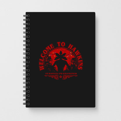 Welcome To Hawkings - Stranger Things Notebook