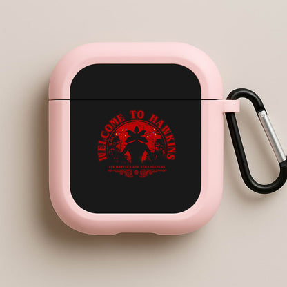 Welcome To Hawkings Pink AirPods Case
