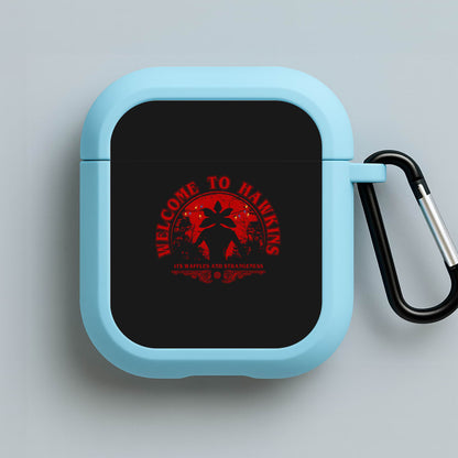 Welcome To Hawkings Blue AirPods Case