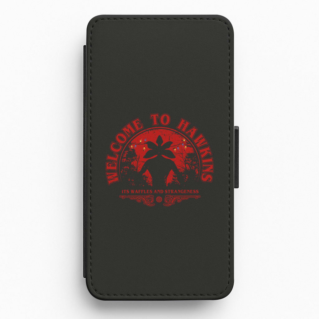 Welcome To Hawkings Flip / Wallet Phone Case