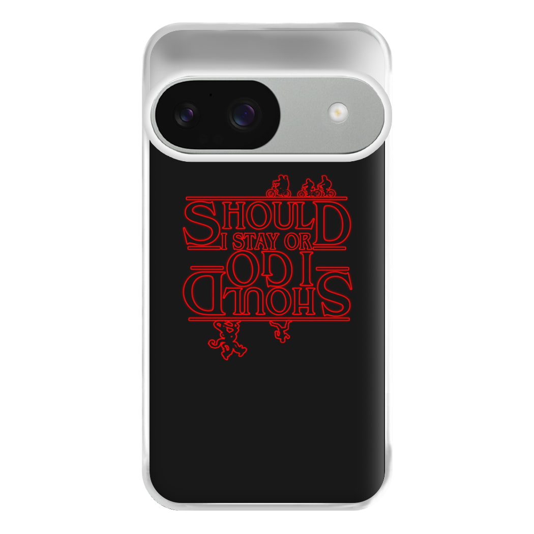 Should I Stay Or Should I Go Upside Down Phone Case for Google Pixel 9 / 9 Pro