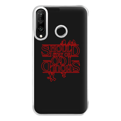 Should I Stay Or Should I Go Upside Down Phone Case for Huawei P30 Lite