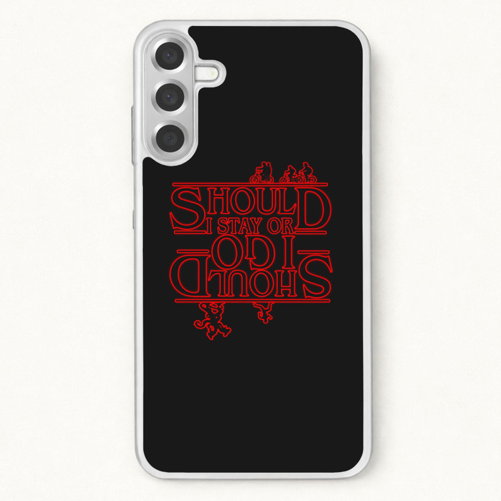 Should I Stay Or Should I Go Upside Down Phone Case