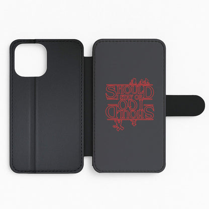 Should I Stay Or Should I Go Upside Down Flip Phone Case