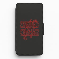Should I Stay Or Should I Go Upside Down Flip / Wallet Phone Case