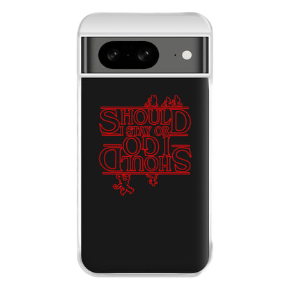 Should I Stay Or Should I Go Upside Down Phone Case for Google Pixel 8