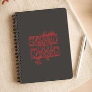 Should I Stay Or Should I Go Upside Down Notebook 3