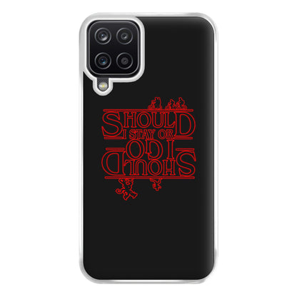 Should I Stay Or Should I Go Upside Down Phone Case for Galaxy A12