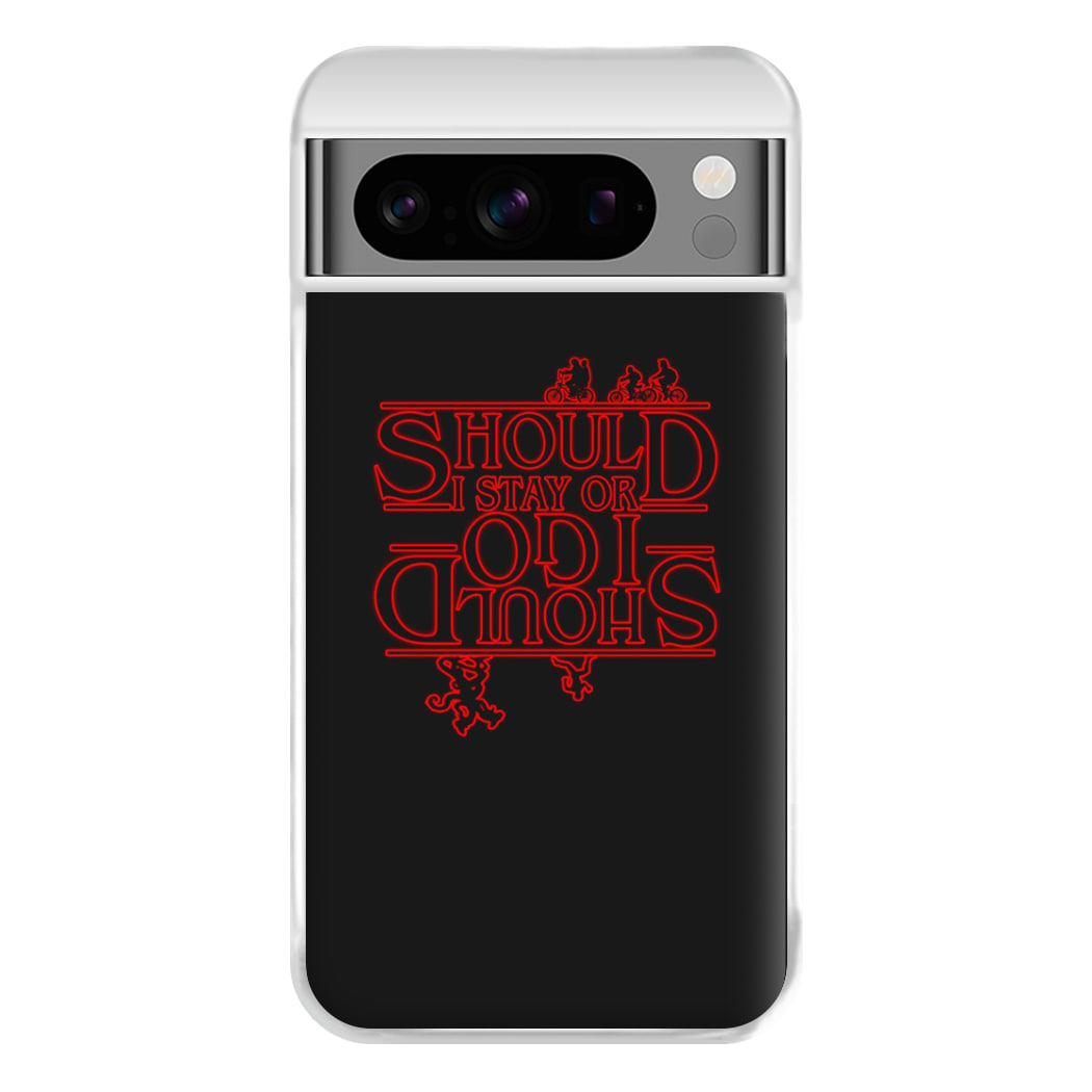 Should I Stay Or Should I Go Upside Down Phone Case for Google Pixel 8 Pro