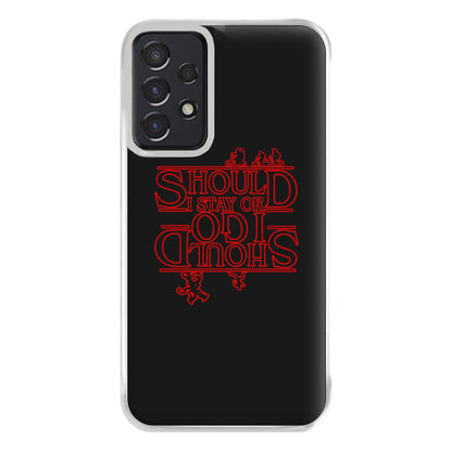 Should I Stay Or Should I Go Upside Down Phone Case for Galaxy A52 / A52s