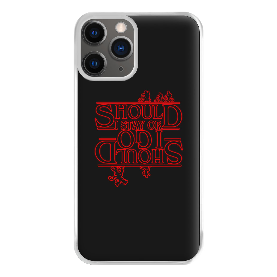 Should I Stay Or Should I Go Upside Down Phone Case for iPhone 12 Pro Max