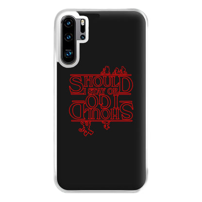 Should I Stay Or Should I Go Upside Down Phone Case for Huawei P30 Pro