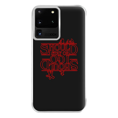 Should I Stay Or Should I Go Upside Down Phone Case for Galaxy S20 Ultra