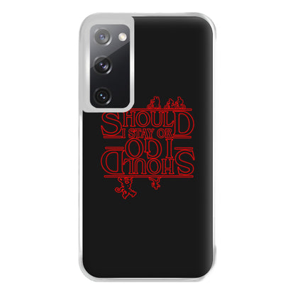 Should I Stay Or Should I Go Upside Down Phone Case for Galaxy S20FE