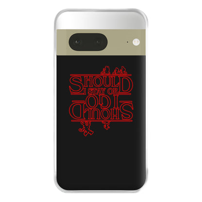 Should I Stay Or Should I Go Upside Down Phone Case for Google Pixel 7a