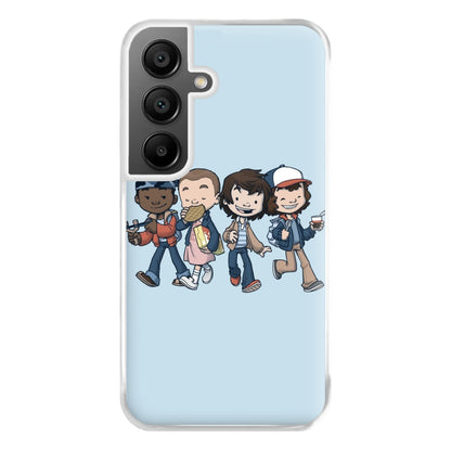 Cartoon Gang Phone Case for Galaxy A55