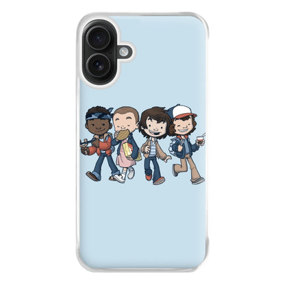 Cartoon Gang Phone Case for iPhone 16 Plus