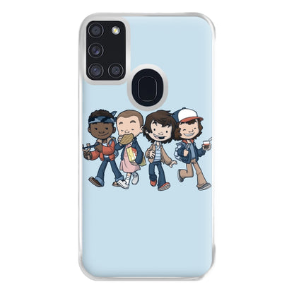 Cartoon Gang Phone Case for Galaxy A21s