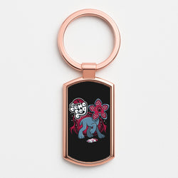 My Little Demo Dog Rose Gold Keyring