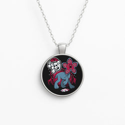 My Little Demo Dog Circle Necklace