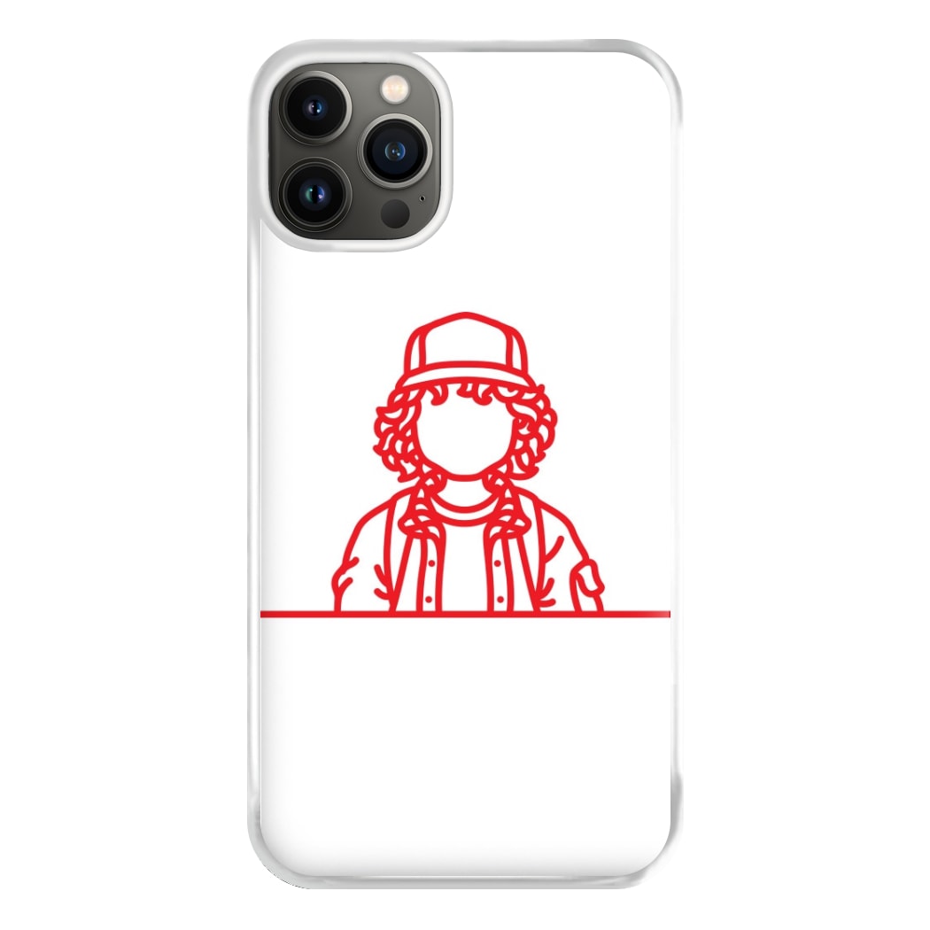 Dustin Outline Phone Case for iPhone 13