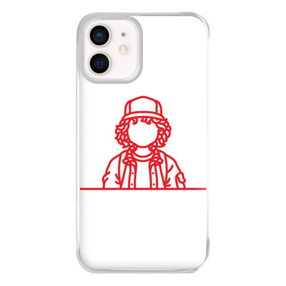 Dustin Outline Phone Case for iPhone 13 Mini