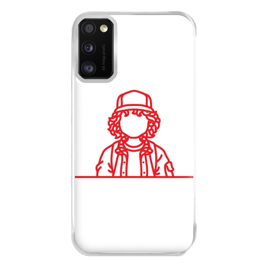 Dustin Outline Phone Case for Galaxy A41