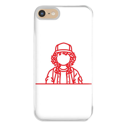 Dustin Outline Phone Case for iPhone 6 / 7 / 8 / SE