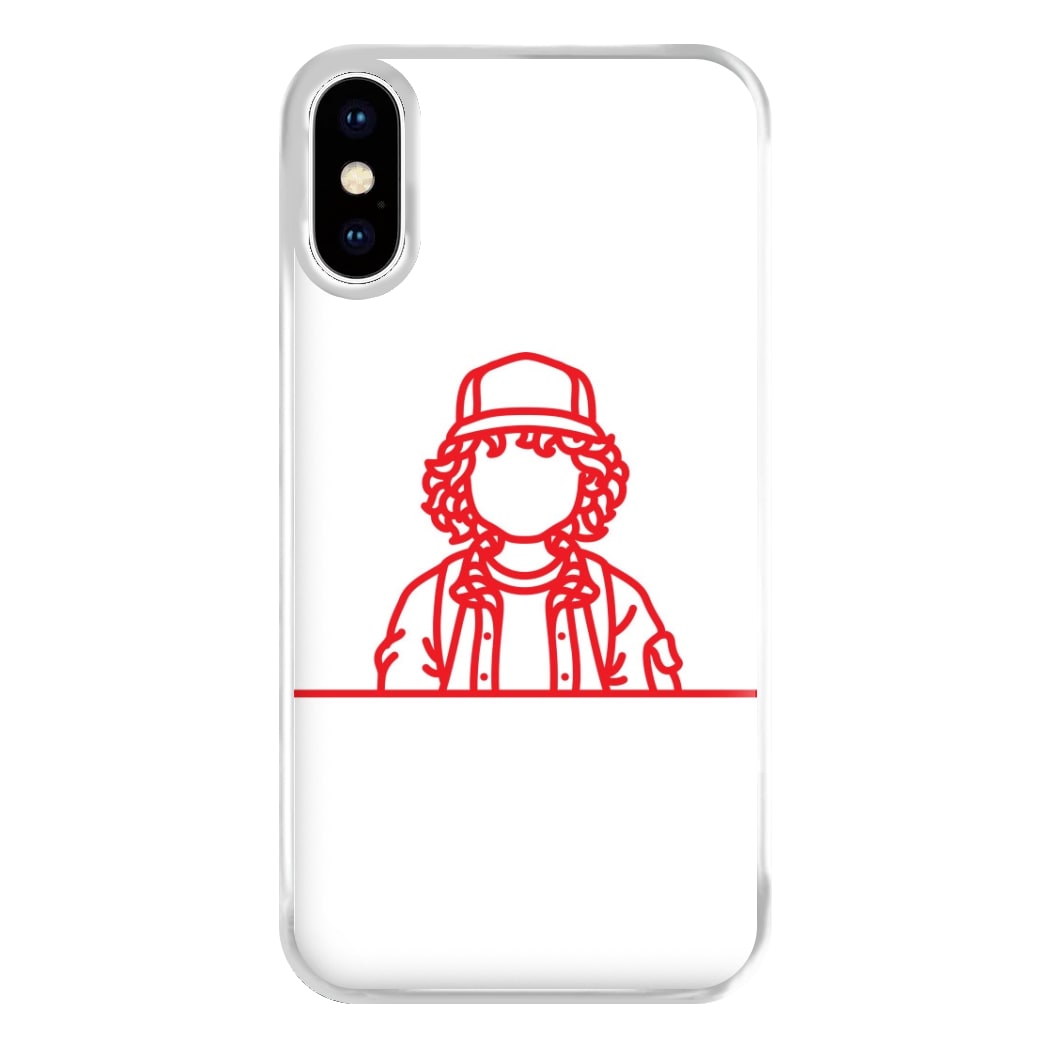 Dustin Outline Phone Case for iPhone XS Max