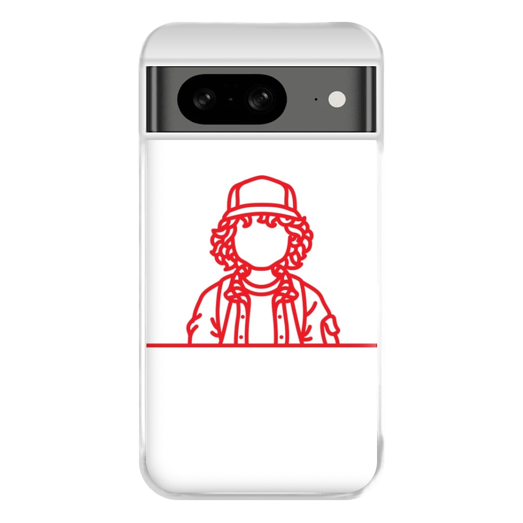 Dustin Outline Phone Case for Google Pixel 8