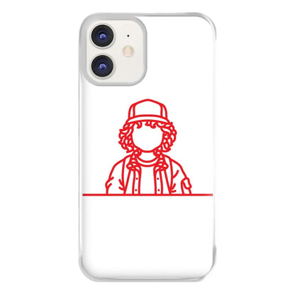 Dustin Outline Phone Case for iPhone 11