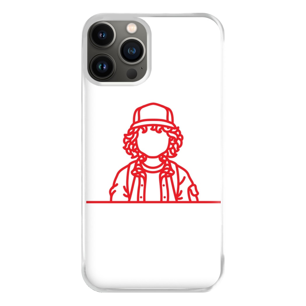 Dustin Outline Phone Case for iPhone 13 Pro Max