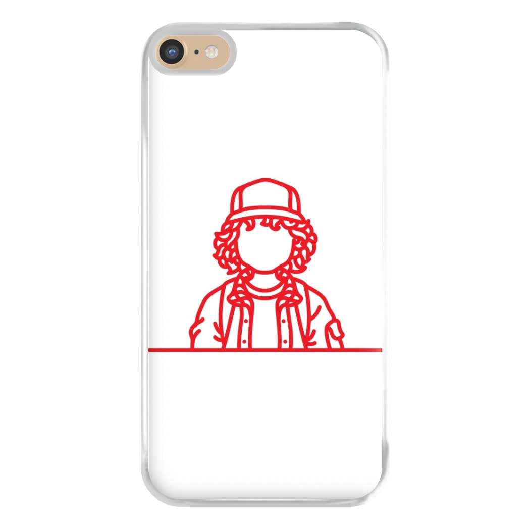 Dustin Outline Phone Case for iPhone 6 Plus / 7 Plus / 8 Plus